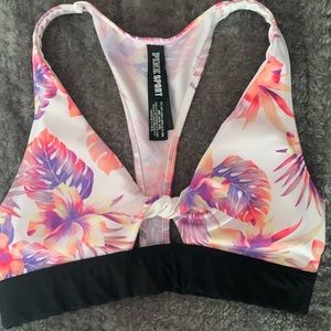 Tropic vibe PINK | VS halter sports bra